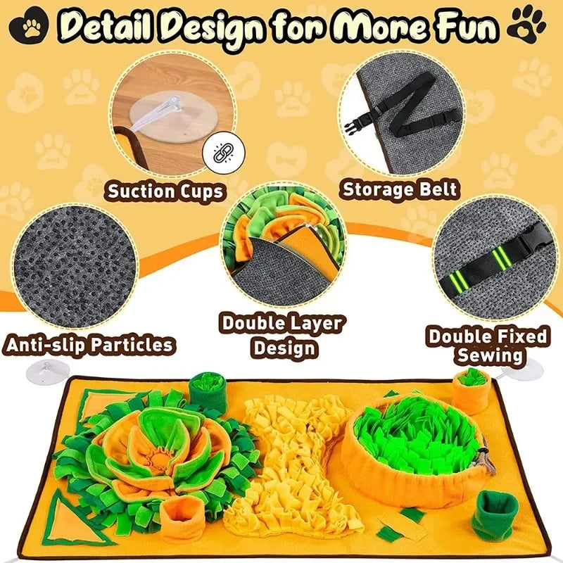 Large Snuffle Mat – Interactive Slow Feeder & Stress Relief for Dogs