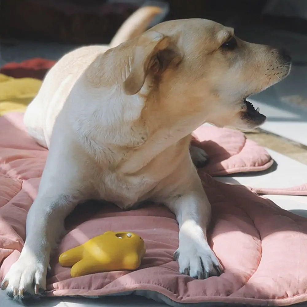 Dog Cooling Leaf Mat – Washable Summer Pad