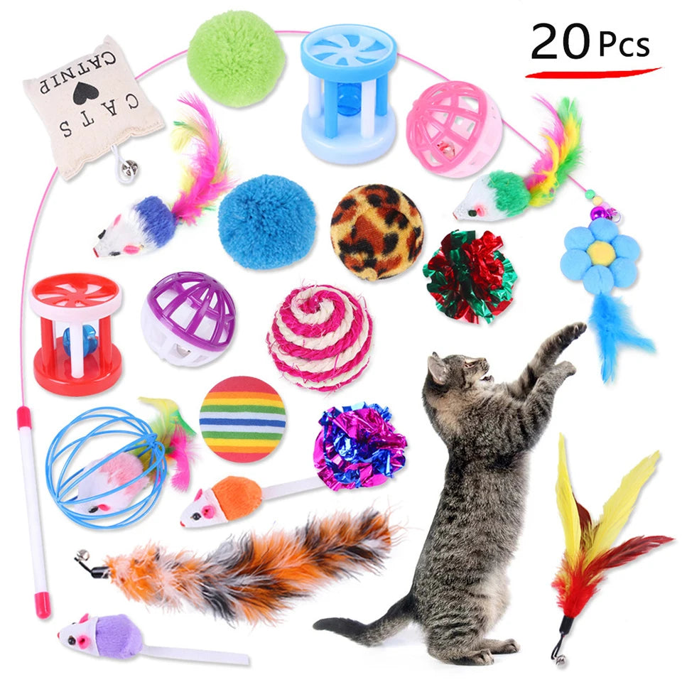 DualPet 20-Piece Kitten Toy Variety Set