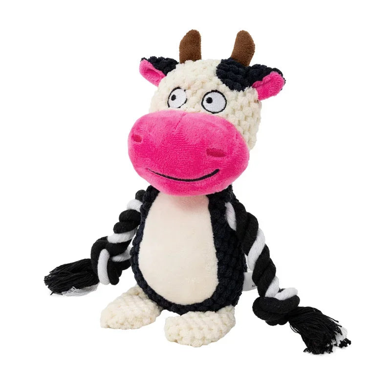Indestructible Raw Joint Plush Dog Chew Toy
